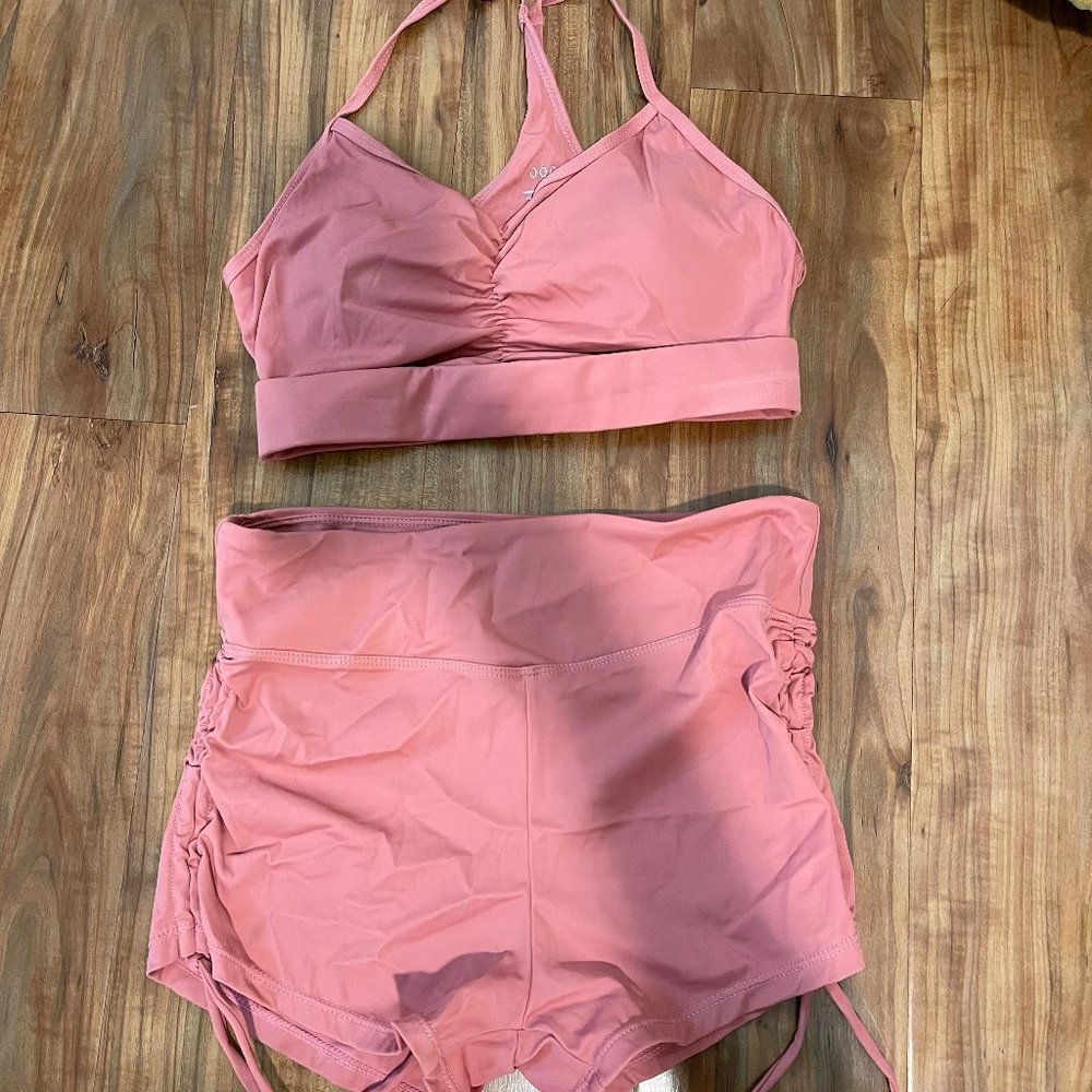 SCRUNCH EXERCISE SHORT SET